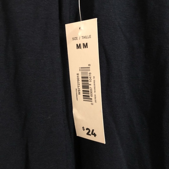 Joe Fresh NWT navy blue mid length skirt - Picture 6 of 7